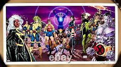 X-MEN GICLEE PRINT SIGNED BY JIM LEE #97/200 GREY MATTER ART GMA 16x30 SOLD OUT