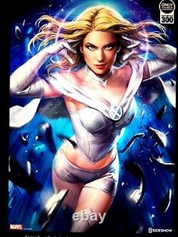 X-Men Sideshow mondo bng WHITE QUEEN EMMA FROST 24x18 ART PRINT xx/300 sold out