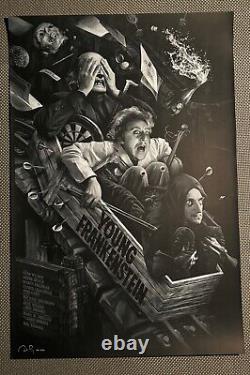 YOUNG FRANKENSTEIN Elvisdead poster SOLD OUT limited edition Mondo