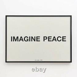 Yoko Ono Imagine Peace Iconic Sold Out Limited Edition Print