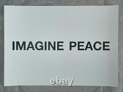 Yoko Ono Imagine Peace Iconic Sold Out Limited Edition Print