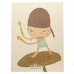 Yoshitomo Nara Marching on a Butterbur Leaf Print Lithograph Authentic Sold Out