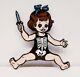 Zoltron Tiny Killer Possessed Toddler Enamel Badge Pin 4.5 /300 + Bag Sold Out